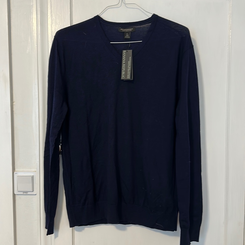 Men’s banana republic long sleeve - navy